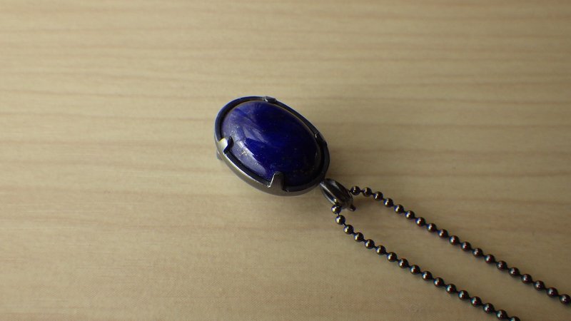 Germ Pendant - 項鍊 - 半寶石 藍色