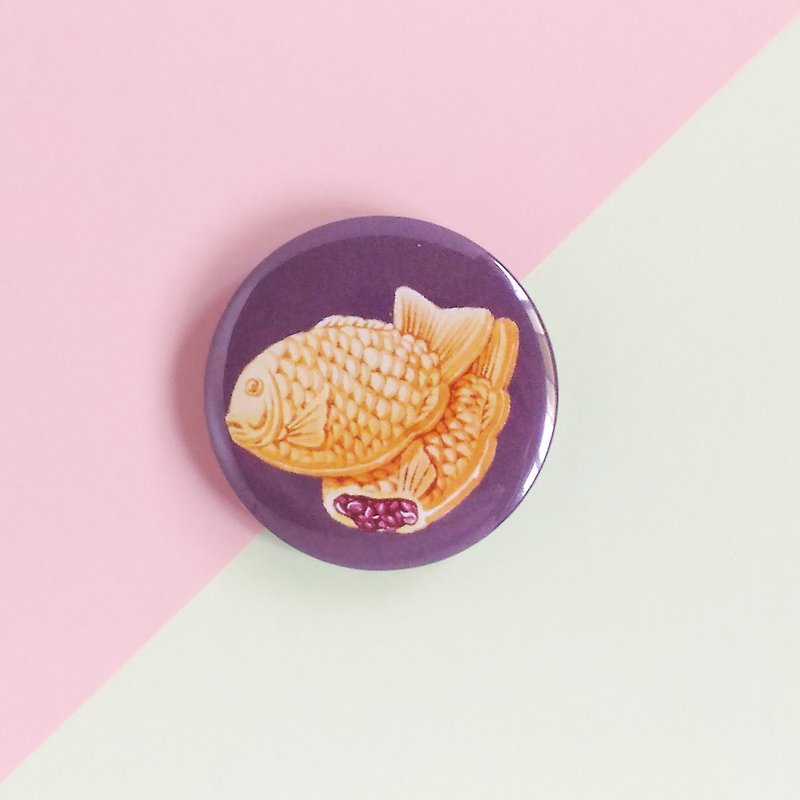 鯛魚燒徽章 - 襟章/徽章 - 塑膠 紫色