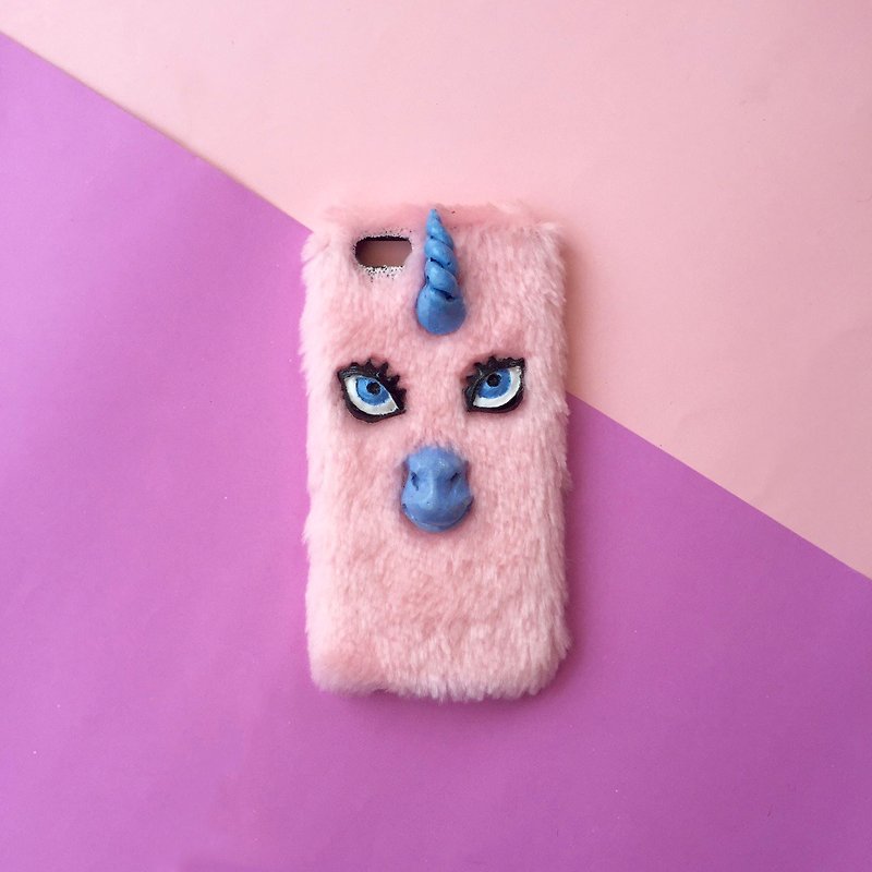 Unicorn pink phone case - เคสแท็บเล็ต - วัสดุอื่นๆ สึชมพู
