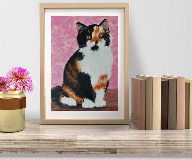オーダーの品　自作絵画　猫とうさぎの肖像画 楽天市場】楽天スーパーSALE20%OFFWiTH PET 猫 グッズ ねこ