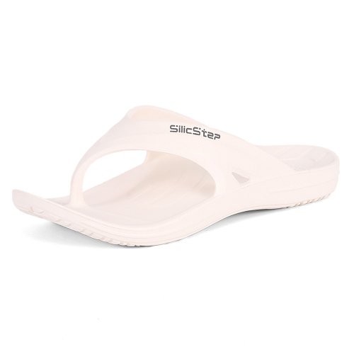 ATTA 【ATTA】SilicStep 矽晶減塑環保足弓夾腳拖鞋-白