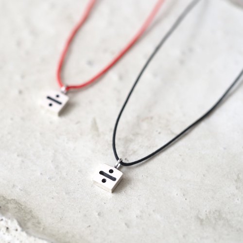 cloud-jewelry Divide String ÷ わる Necklace Silver925