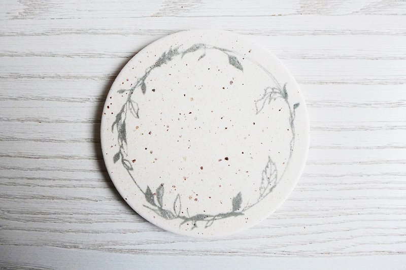 Japan [surprised] Li Feng Tang instant dry coaster - Elixir Gui diatomaceous earth diatomite instant water droplets bead inhibit bacterial gift - Coasters - Other Materials 