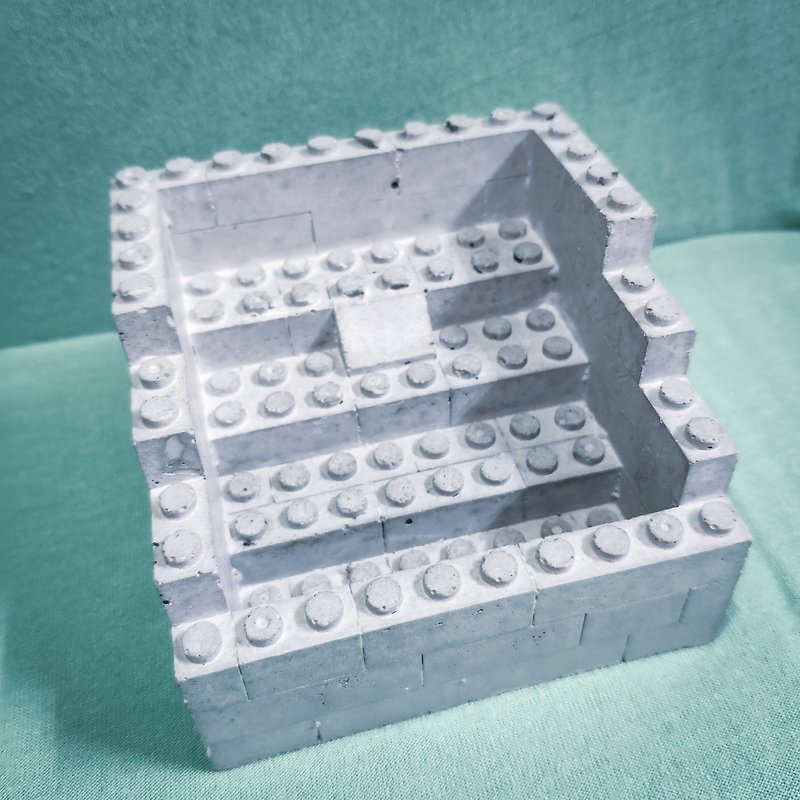 水泥製樂高人偶伸展台 展示架 LEGO - 擺飾/家飾品 - 水泥 灰色