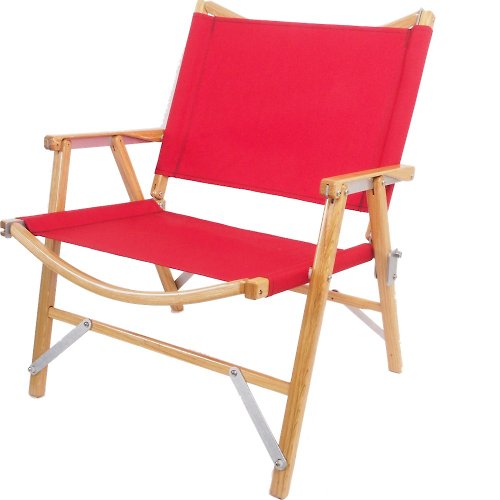 GANN Kermit Chair 白橡木克米特椅(紅) 戶外露營 休閒 折疊野餐椅
