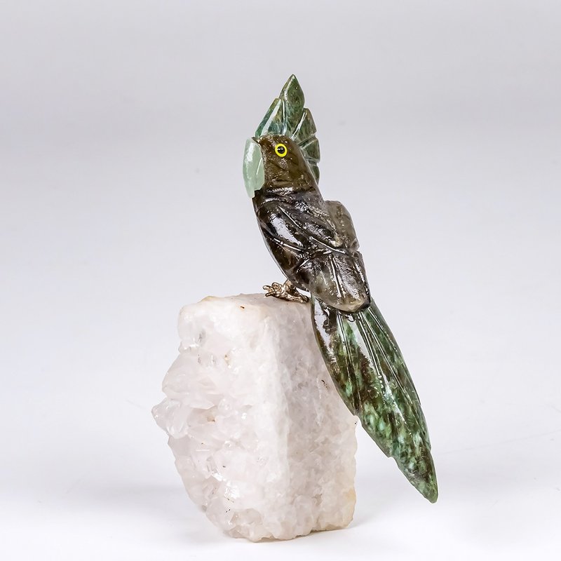 巴西許願鳥 05 - 擺飾/家飾品 - 水晶 綠色