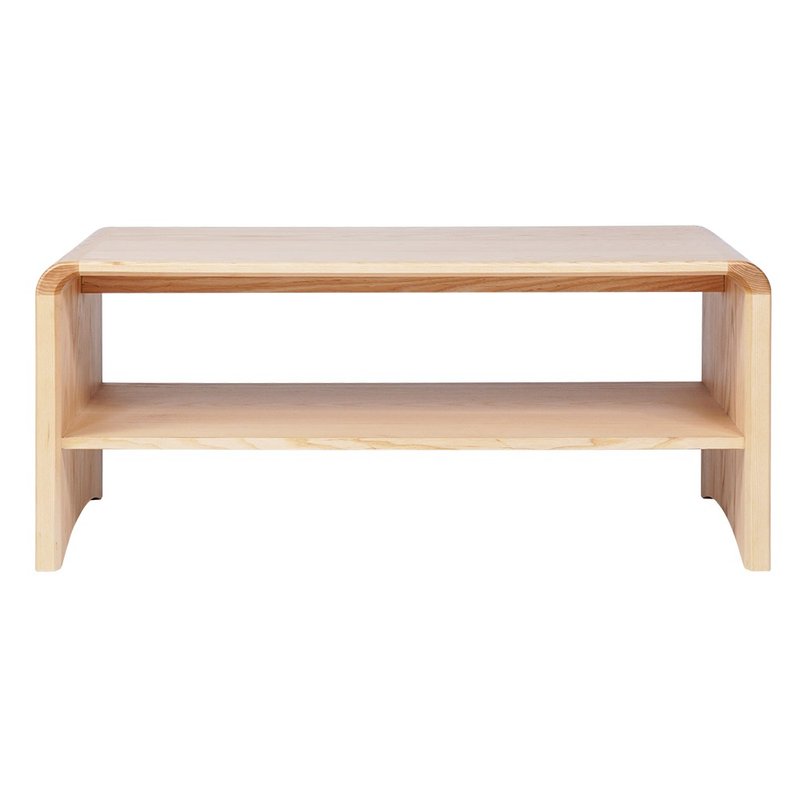 Big Moon Bend Solid Wood Coffee Table [Ge Bengen Series] WRTB013R - เฟอร์นิเจอร์อื่น ๆ - ไม้ 