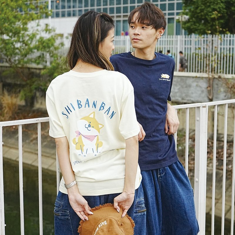 Hate Monday'' X SHIBANBAN - TEE(SBHM-23T401) - Unisex Hoodies & T-Shirts - Cotton & Hemp Orange