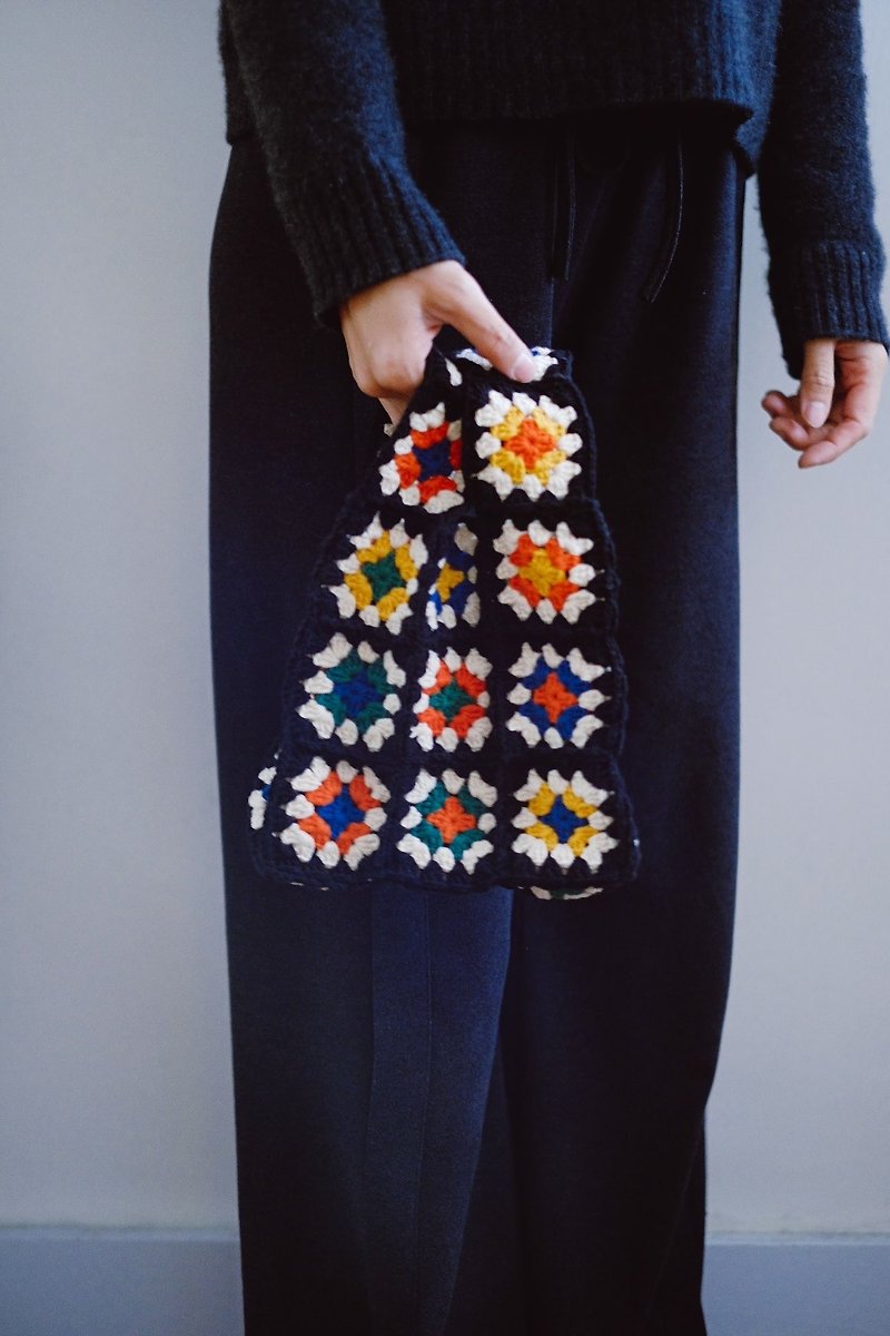handmade crochet bag - Handbags & Totes - Cotton & Hemp Multicolor