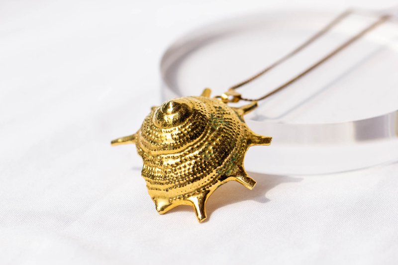 [The United States brings back Western antique jewelry/old western jewelry] American jewelry ocean shell necklace - สร้อยคอ - โลหะ 