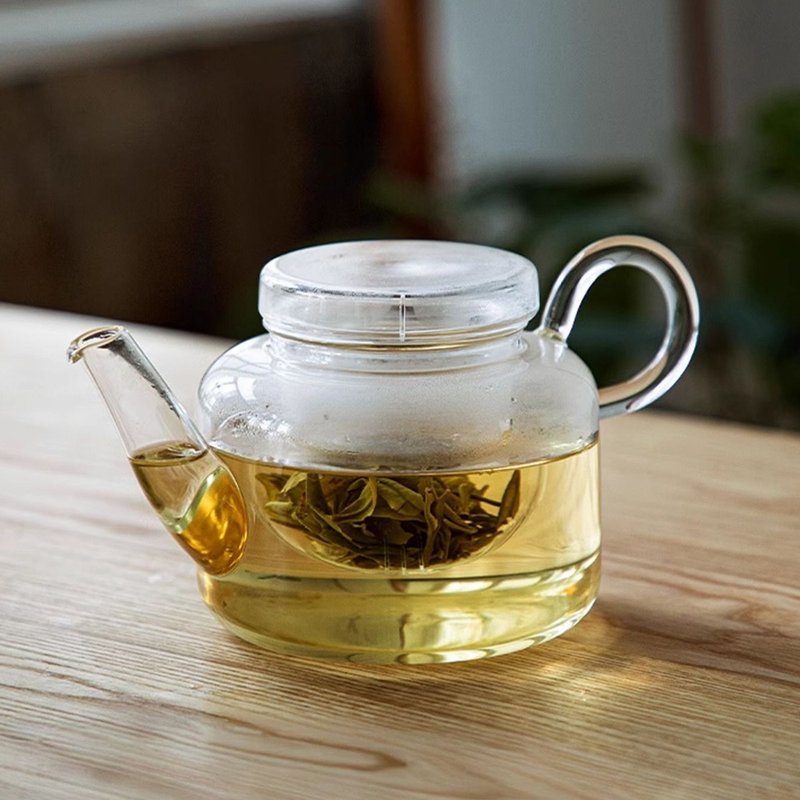 日本霜山 耐熱玻璃茶壺/泡茶壺-750ml - 茶壺/茶杯/茶具 - 玻璃 透明