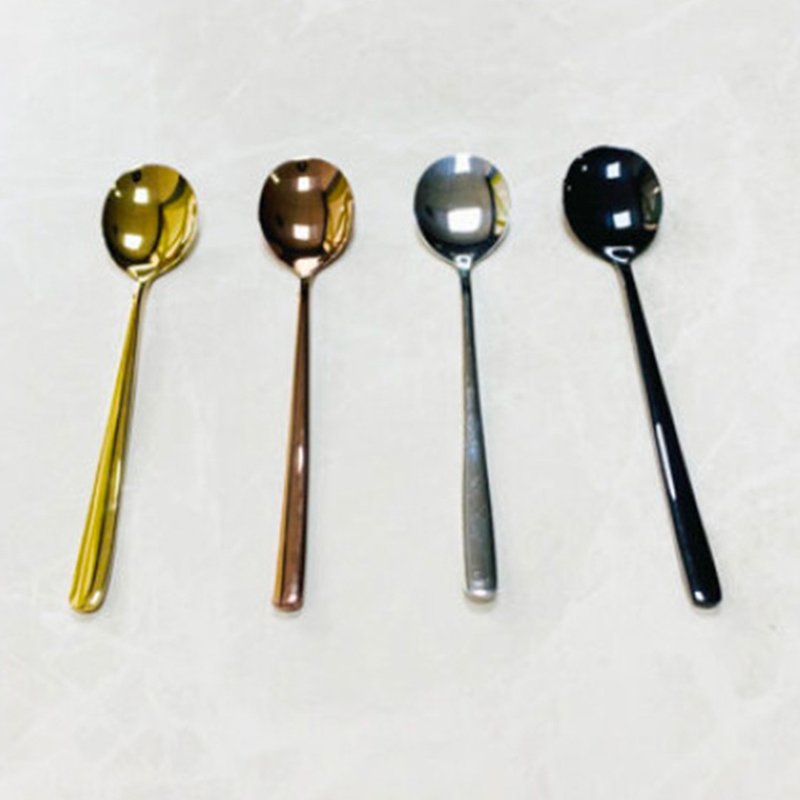 [Customization] Fancy low-key luxury environmental protection spoon - Cutlery & Flatware - Stainless Steel 