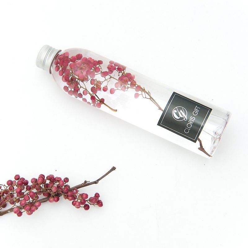 液体試料瓶シリーズの桃の恋人[]  -  Clorisギフトガラスの花 - 観葉植物 - 寄せ植え・花 ピンク