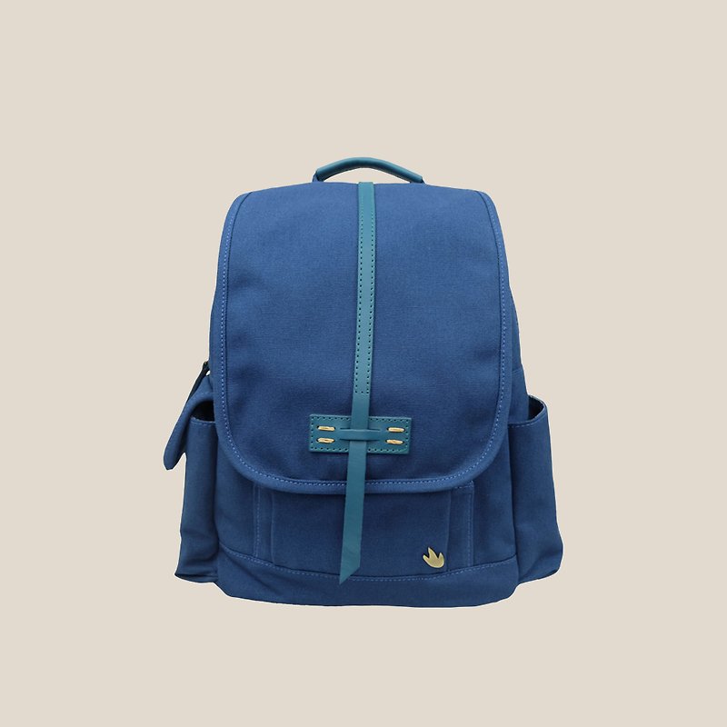 Movy Backpack Medi - リュックサック - その他の素材 ブルー