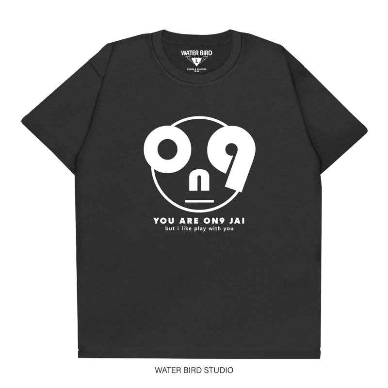 ON9的朋友 - T-Shirt - 男 T 恤 - 棉．麻 黑色