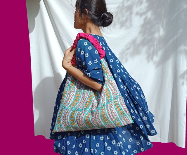 Reversible Cotton Bag From India