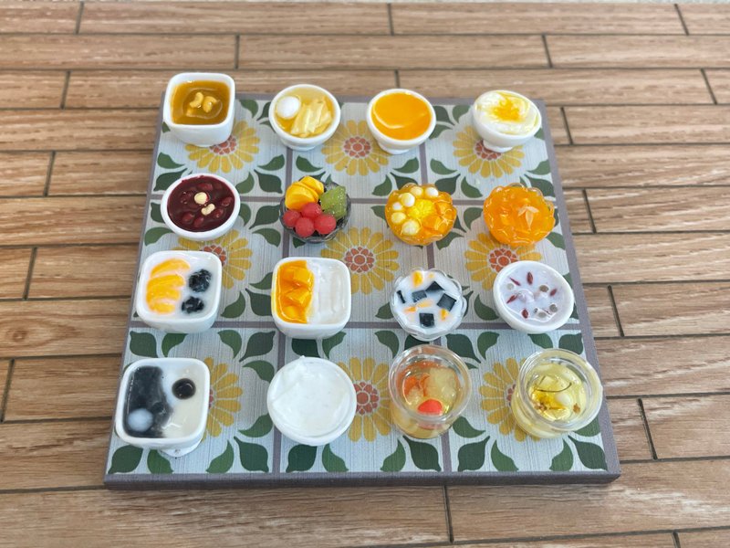 袖珍迷你港式糖水食玩16款 - 擺飾/家飾品 - 其他材質 