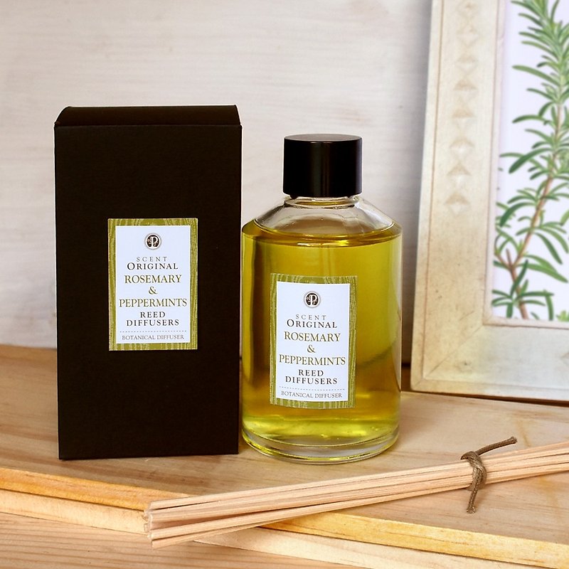 Vanilla fresh tune│Mihuo Congxiang home essential oil spreading bamboo │60ml│140ml│240ml - น้ำหอม - แก้ว สีเขียว