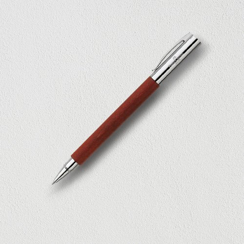 文聚 【Faber-Castell】成吉思汗AMBITION天然梨木鋼珠筆 免費刻字
