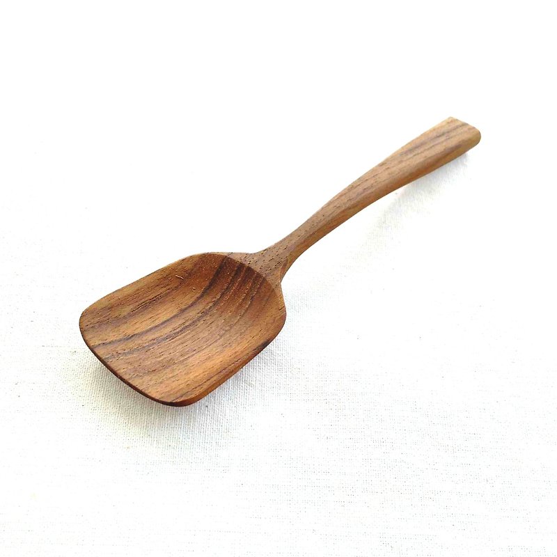 Minimal Vintage Style Teak Wood Teaspoon Coffee Spoon Bakery Butter tsp - Cutlery & Flatware - Wood 