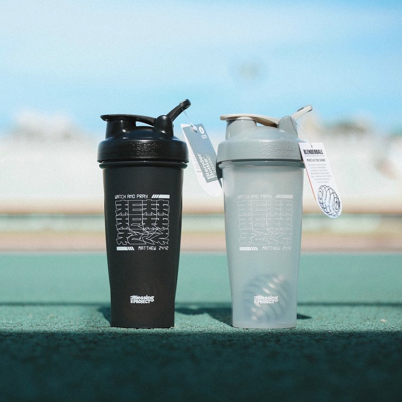 Spot [Doomsday Future] Matthew 24:42 BlenderBottle 28oz Shake Cup - Pitchers - Eco-Friendly Materials Black