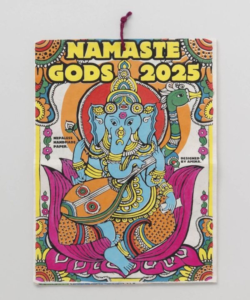 【熱門預購】2025年曆 豐富多彩印度神話藝術插畫 月曆 NSSP4311 - 日曆/月曆/年曆 - 紙 