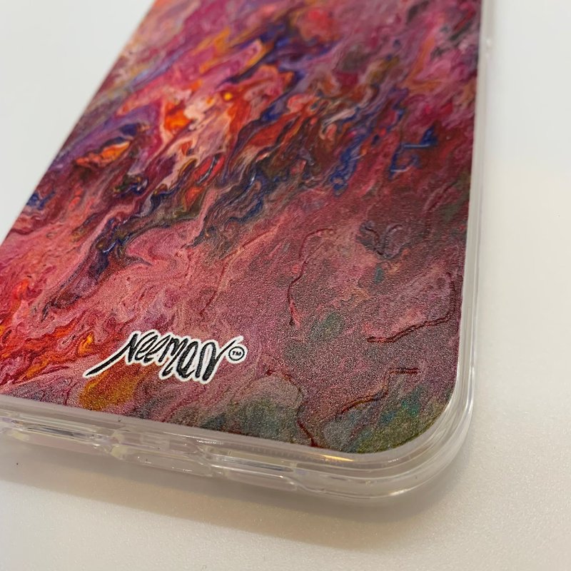 ABSTRACT iPhone 13 Pro MAX phone case artistic phone cover Limited Edition - งานดีไซน์ดิจิทัลอื่นๆ - ซิลิคอน สีน้ำเงิน