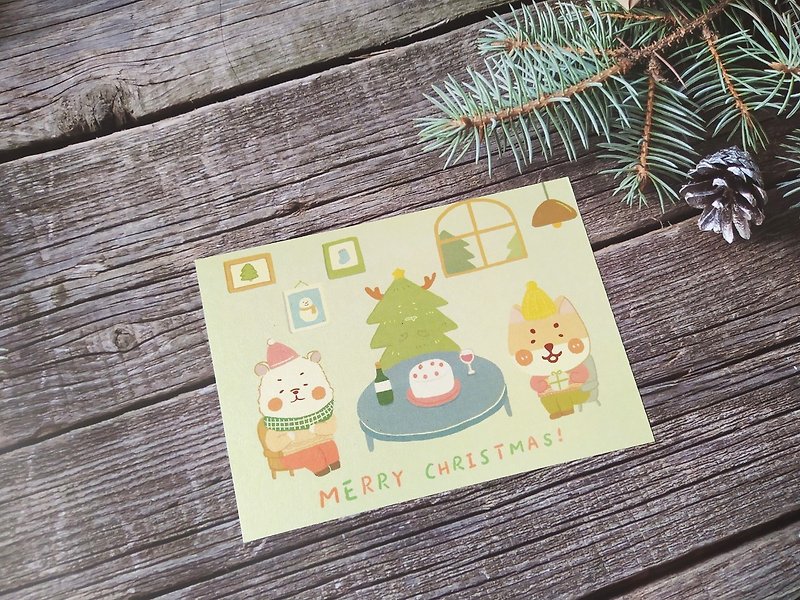 Warm Christmas/Christmas Card/Christmas Postcard - การ์ด/โปสการ์ด - กระดาษ 