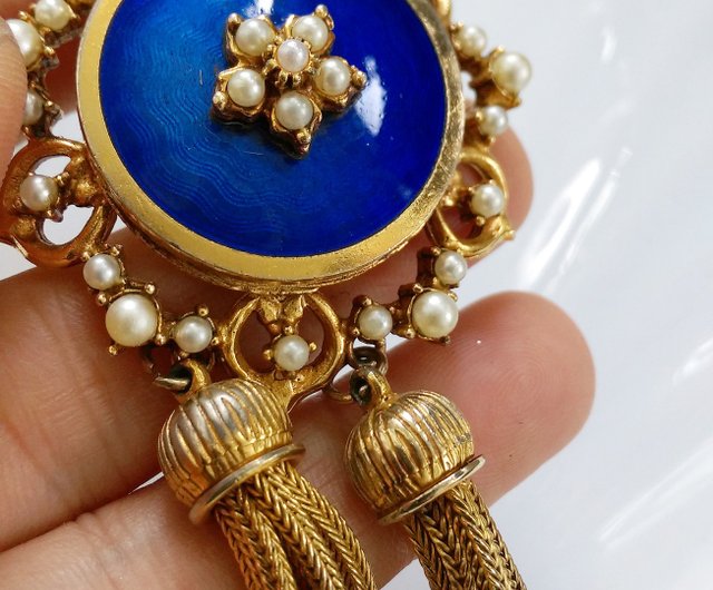 VINTAGE FLORENZA ROYAL CROWN TASSEL BROOCH 2024 PIN