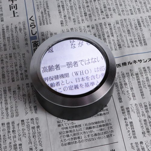 Hwatang Optics 華堂光學實業 2.4x/7.6D/70mm LED白玻璃文鎮型放大鏡【N269】