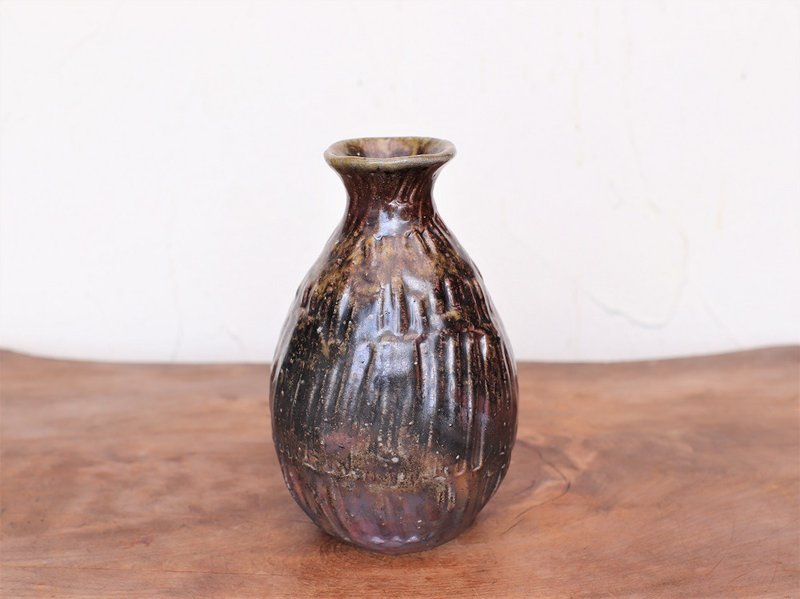 備前焼 徳利(手びねり)　t-135 - 酒杯/酒器 - 陶 咖啡色