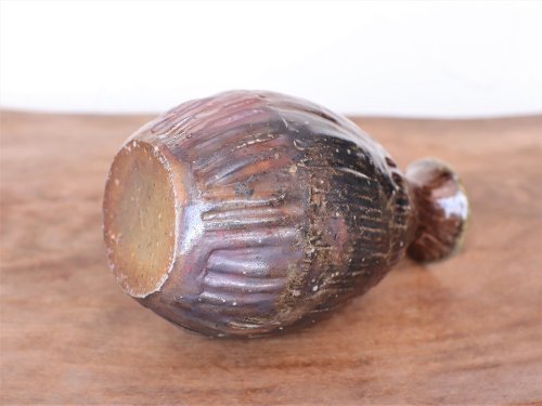 古備前 手捻り感強め 徳利 工芸品 陶芸