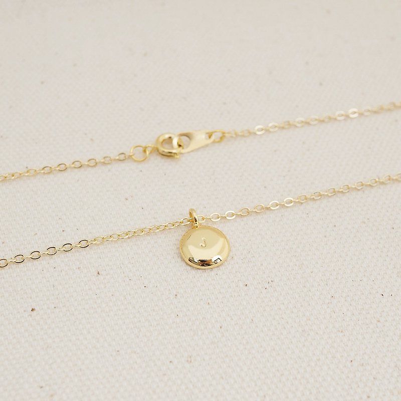 m&m 18K Gold Plated Necklace - สร้อยคอ - โลหะ สีทอง
