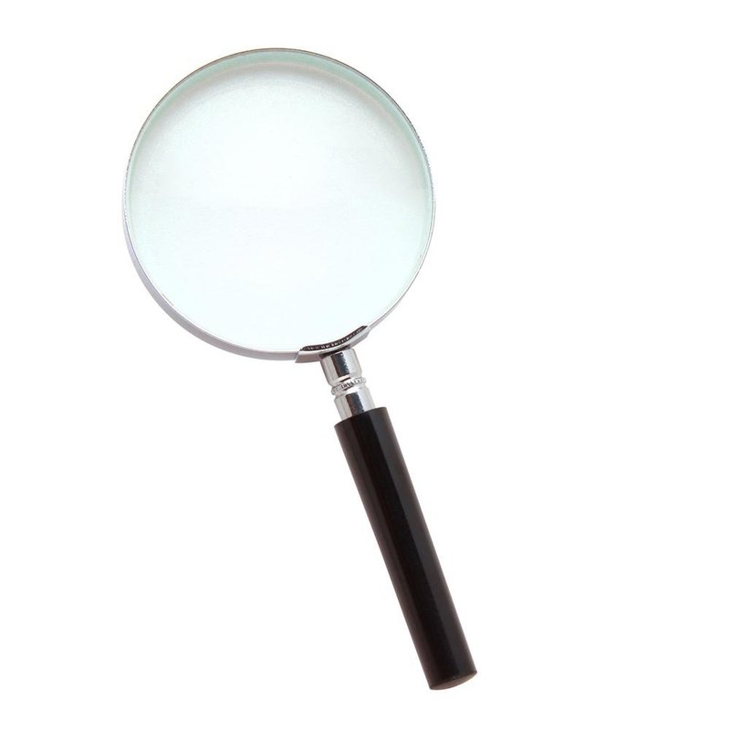 2.3x/5.0D/76mm 台灣製手持型電木柄放大鏡【A004】 - 其他書寫用具 - 玻璃 黑色