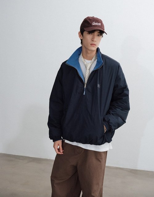 有時又一 YOSHIYOYI 山海 雙面穿 搖粒絨保暖外套