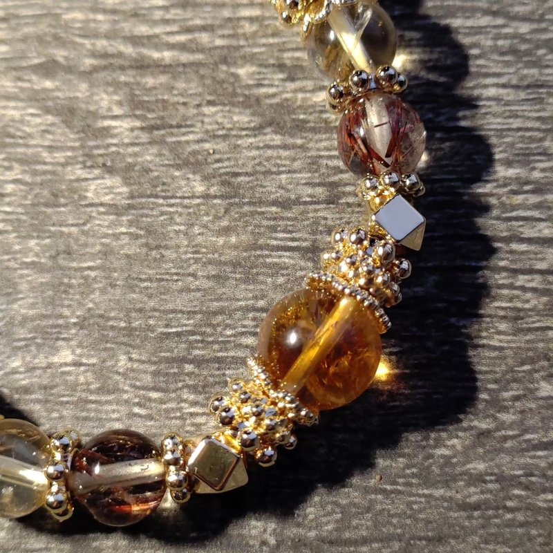 鎏金-超派版 - 手鍊/手環 - 水晶 白色