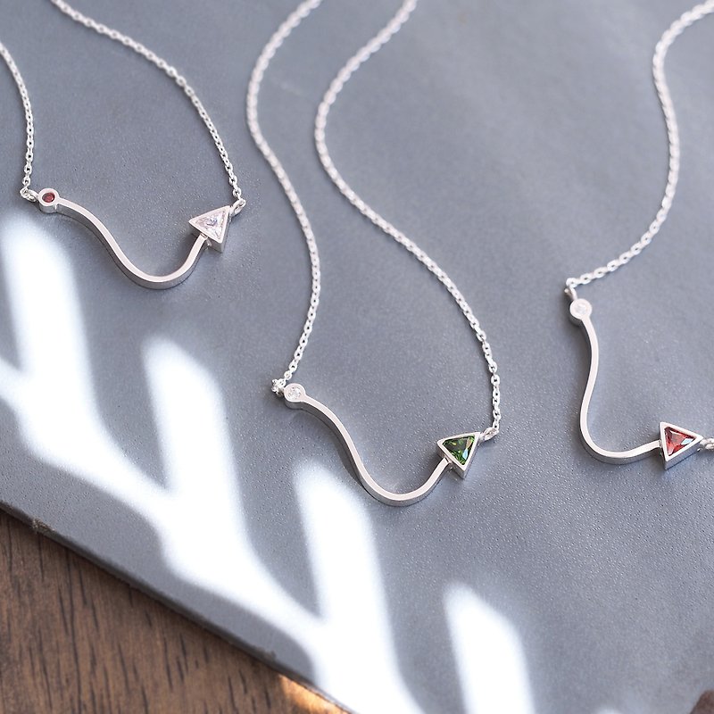 Graph necklace Silver 925 - Necklaces - Other Metals Multicolor