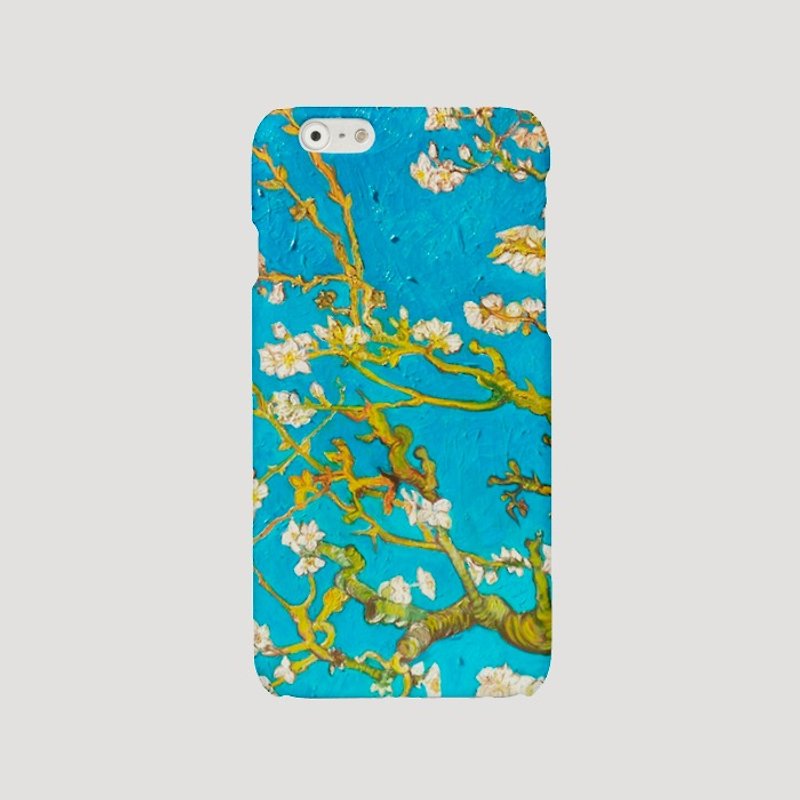 iPhone case Samsung Galaxy case phone case van Gogh almond 74 - Phone Cases - Plastic Blue