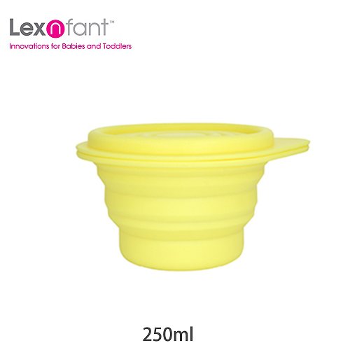 JB Design親子生活館 Lexngo兒童矽膠餐盒-小-黃色
