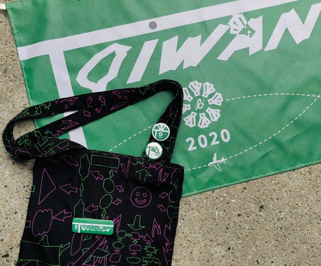 台湾のバドミントンの決定的なポイント-スリーインワンバッジ