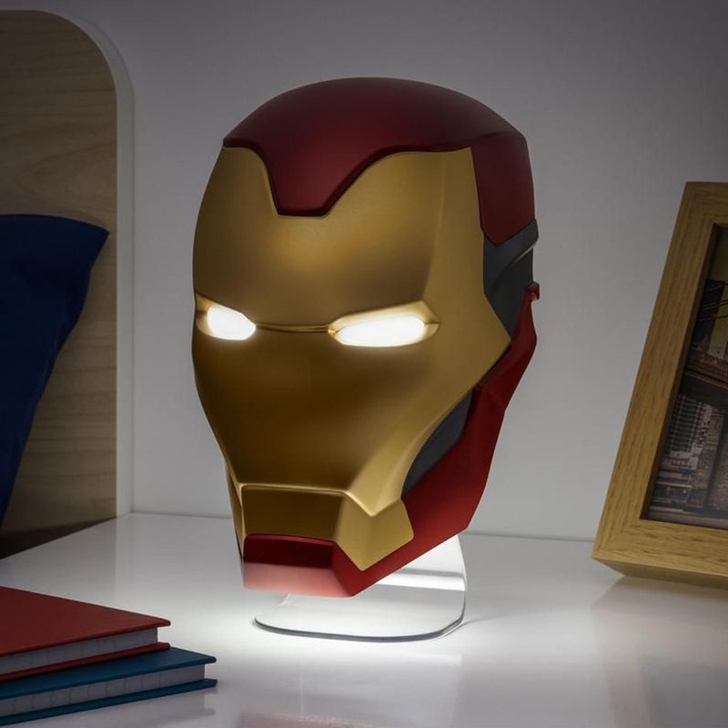 Marvel Iron Man IRON MAN three-dimensional mask shape table lamp wall lamp night lamp - โคมไฟ - พลาสติก 