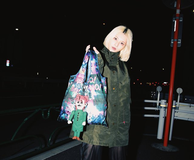 花京院典明人偶收納購物袋JOJO聯名XRAGE（エックスレージ）｜手提包