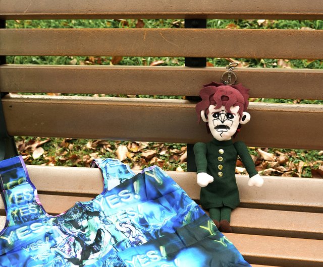 花京院典明人偶收納購物袋JOJO聯名XRAGE（エックスレージ）｜手提包