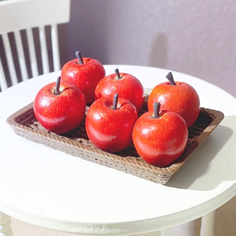 Apple earrings - Earrings & Clip-ons - Clay 