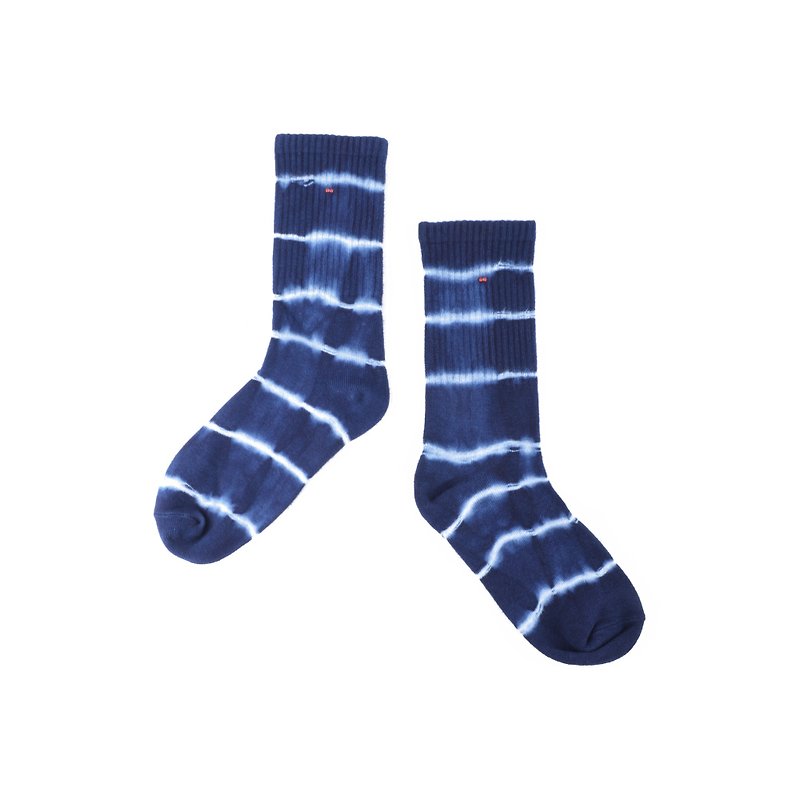 oqLiq - AdHeRe - Blue Socks (clips) - ถุงเท้า - วัสดุอื่นๆ สีน้ำเงิน