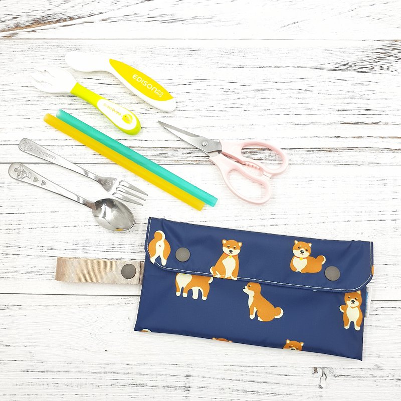 K-53 non-toxic environmental protection tableware bag straw bag baby tableware bag can hold food shears can be customized size - Children's Tablewear - Waterproof Material 