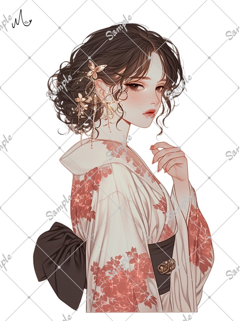 オリジナル人物ステッカー - 貼紙 - 紙 