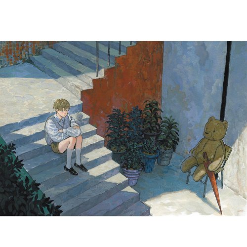 NOMA Conversation | NOMA | korea illust Art paper poster A4 | Water color