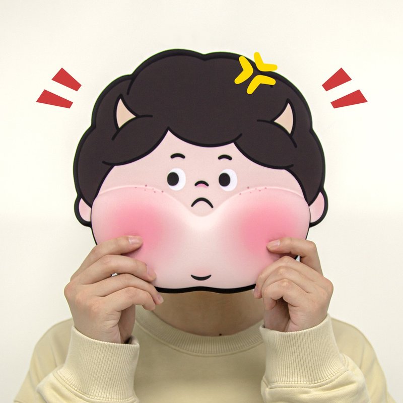 AUG8 STORE 氣鼓鼓護腕滑鼠墊 硅膠材質 / 情侶 - 電腦配件 - 乳膠 