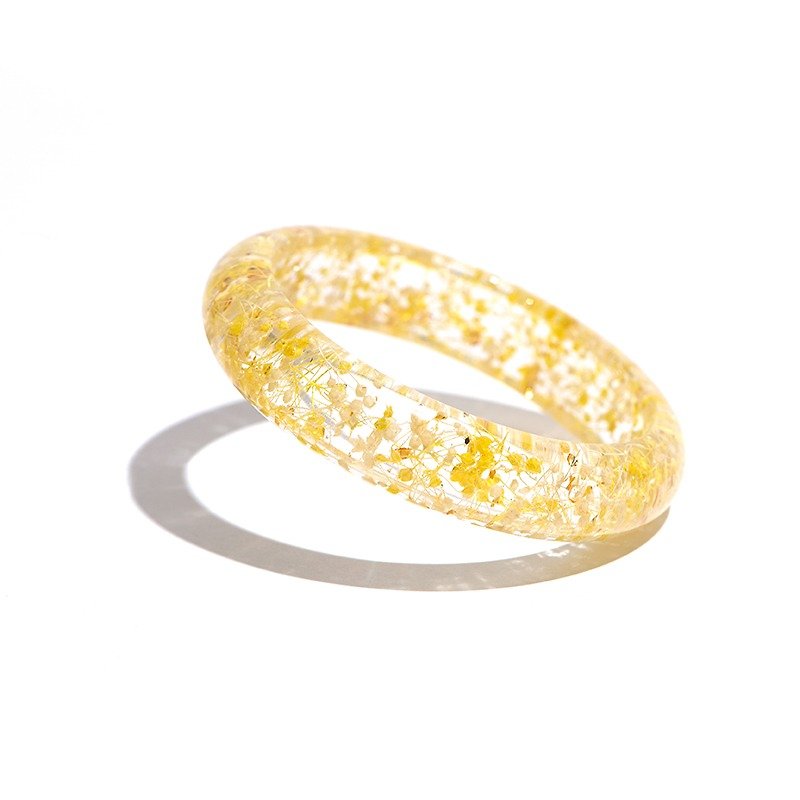 設計師系列【金色的風】- Cloris Gift永綻花手鐲 - 手鍊/手環 - 植物．花 黃色